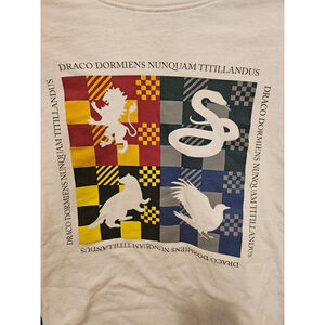 Men's Vans Harry Potter Long Sleeve Shirt Large White